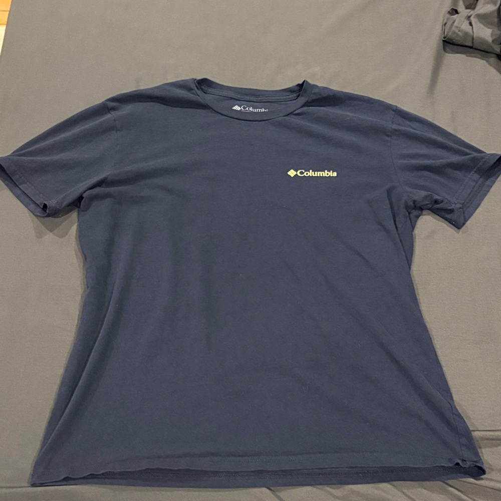 Columbia Men's Dark Blue Short Sleeve Tee